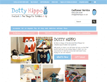 Tablet Screenshot of dottyhippo.co.uk